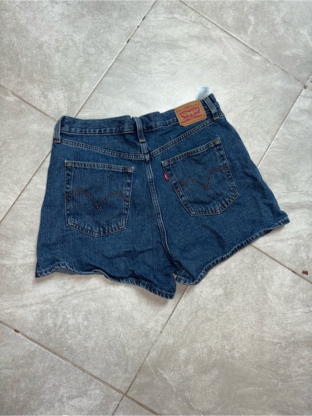 Levi's Dark Indigo Denim Women's Shorts